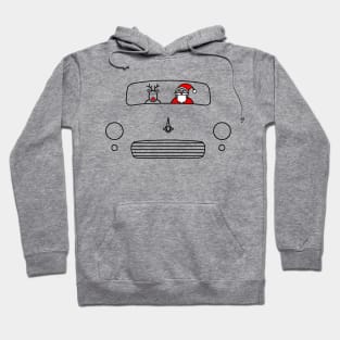 Morris Minor classic British car Christmas special edition Hoodie